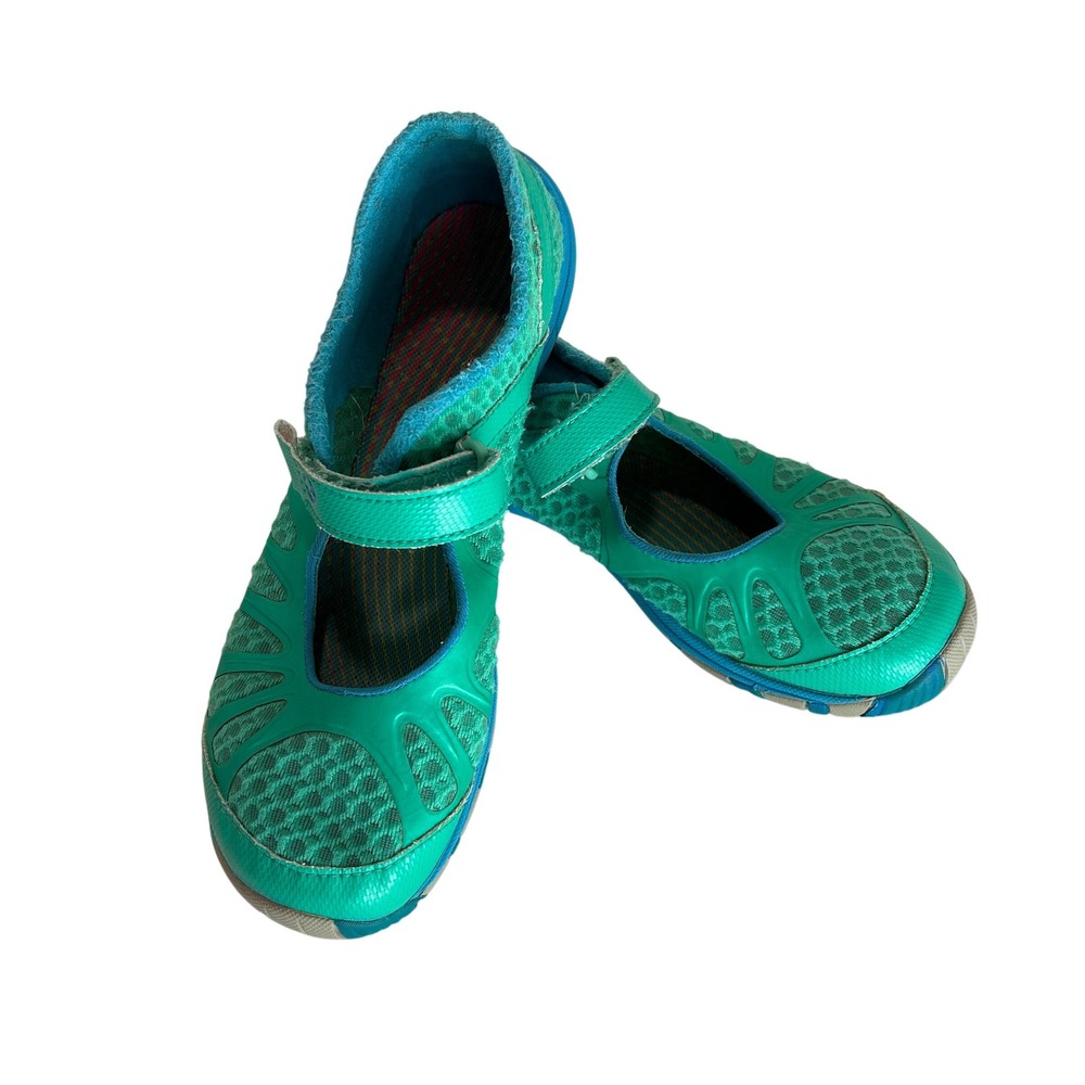 Merrell Mint Leaf Mary Jane Sneakers Womens 8.5 Green Teal Vibram Gorpcore